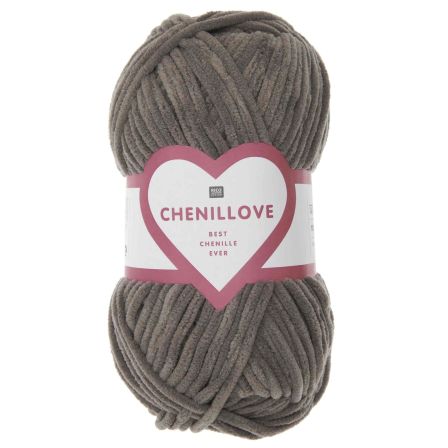 Chenille-Wolle - Rico Creative Chenillove (braun)
