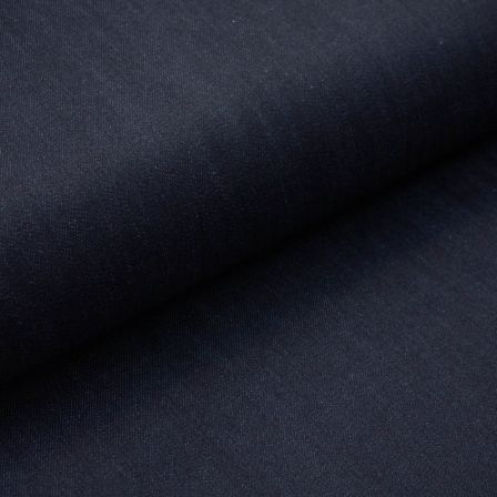 Tissu jean coton - qualité ferme "Twill Classic" (bleu foncé)