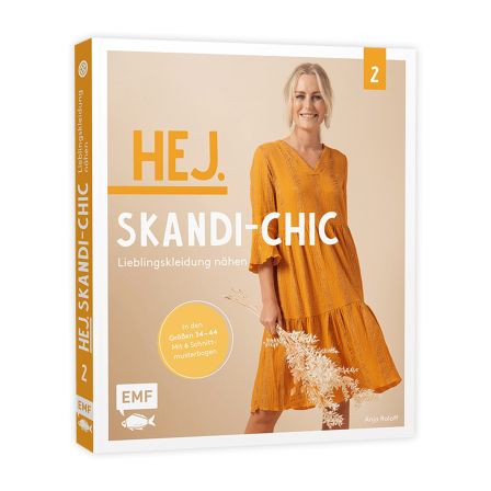 Livre - "HEJ. Skandi-Chic - Lieblingskleidung nähen"  Band 2 von Anja Roloff (en allemand)