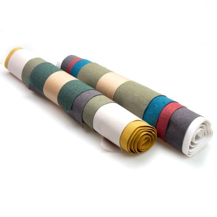 Stoffreste-Paket Canvas Baumwolle - beschichtet "Raw used"