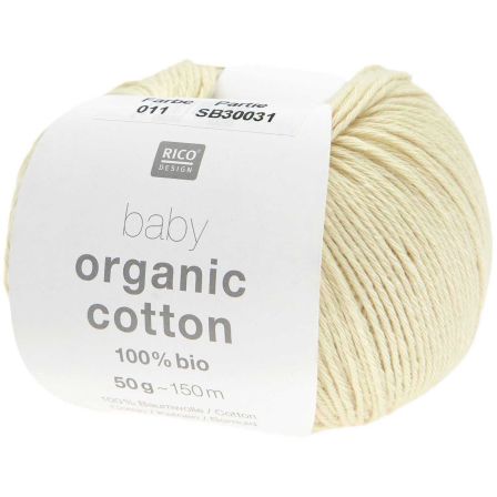 Laine bio - Rico Baby Organic Cotton (vanille)