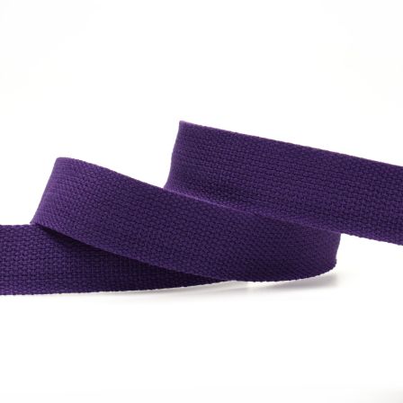 Sangle en coton "Soft" 30/40 mm (violet)