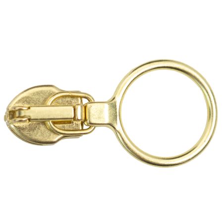 Zipper/Schieber O-Ring - zu Reissverschluss endlos "Flex Metallic Look" (gold) von riri