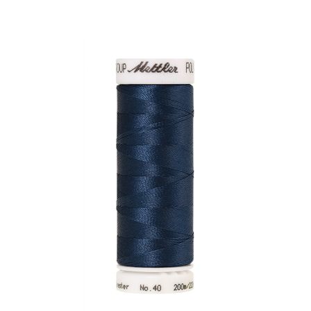 Mettler Fil à broder et quilter brillant "Poly Sheen" - bobine de 200 m (3732/slate blue)