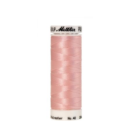 Mettler Fil à broder et quilter brillant "Poly Sheen" - bobine de 200 m (2171/blush)