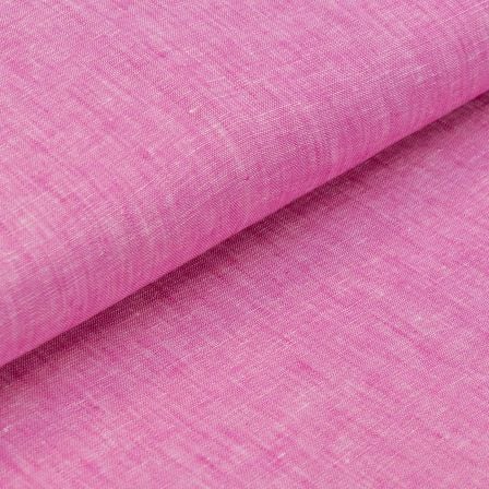 Tissu en lin - léger "Jeans" (rose pink chiné)