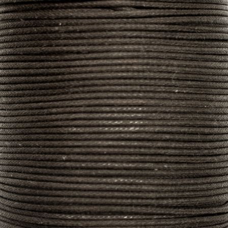 Baumwollkordel - gewachst Ø 1.5 mm, Stück à 1 m (dunkelbraun)