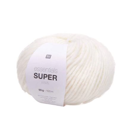 Wolle - Rico Essentials Super Aran (creme)
