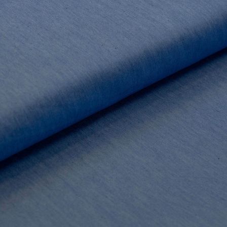 Tissu jean - chambray de coton "Denim Stretch"  (bleu jean clair)