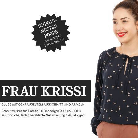 Schnittmuster - Damen Bluse "Frau Krissi“ (Gr. XS-XXL) von STUDIO SCHNITTREIF