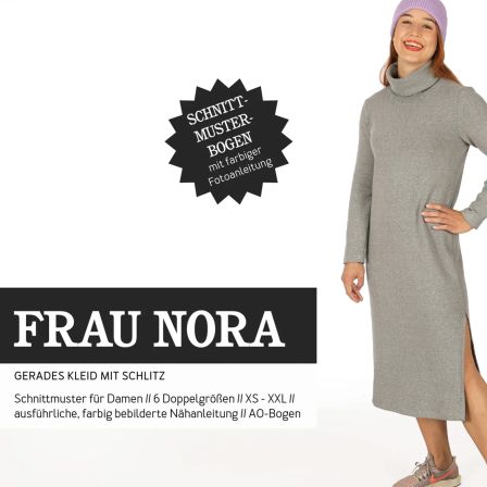 Schnittmuster - Damen Kleid "Frau Nora" (Gr. XS-XXL) von STUDIO SCHNITTREIF