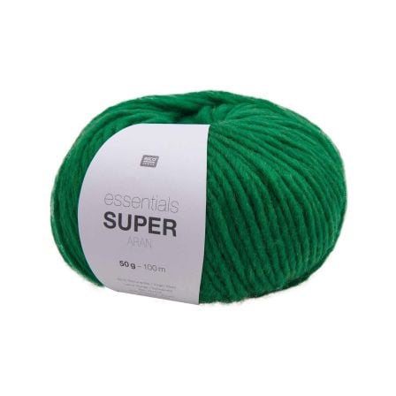 Wolle - Rico Essentials Super Aran (grün)