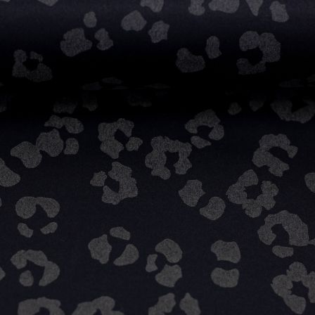 Softshell - reflektierend "Sakura/Leopard" (schwarz) von SWAFING