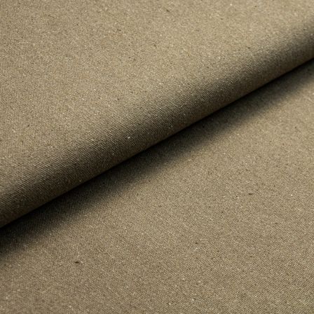 Heavy canevas coton "Raw used  - wood" (taupe)