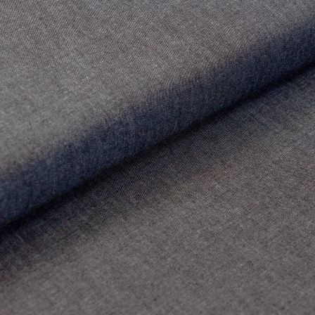 Tissu jean - chambray de coton "Denim light" (noir)