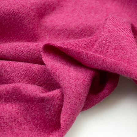 Fine maille de laine mérinos "Cashmere Feelings" (pink chiné)