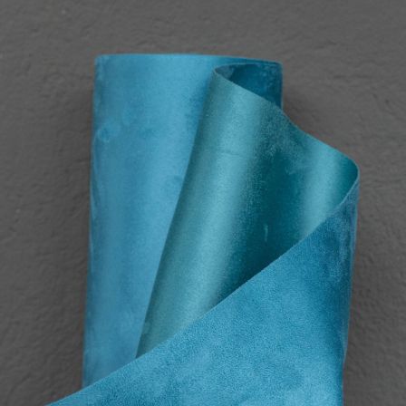 Tissu d'ameublement/décoration "Suédine double face" (turquoise/aqua)