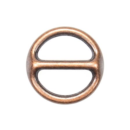 Anneau rond avec barre "Métal" - Ø 20 mm (cuivre antique)