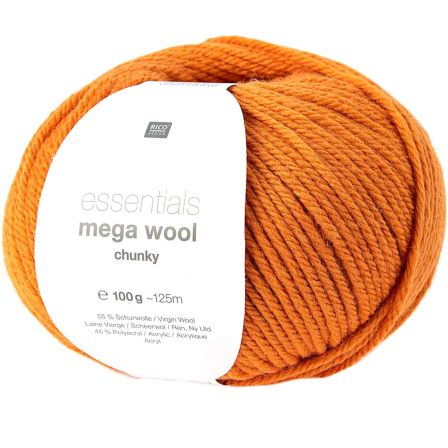 Wolle - Rico Essentials Mega Wool chunky (orange)