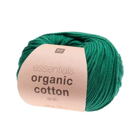 Laine bio - Rico Essentials Organic Cotton aran (lierre)