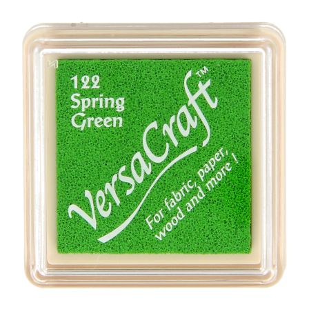 Tampon encreur - petit "VersaCraft" pour textiles (122/spring green) de Tsukineko