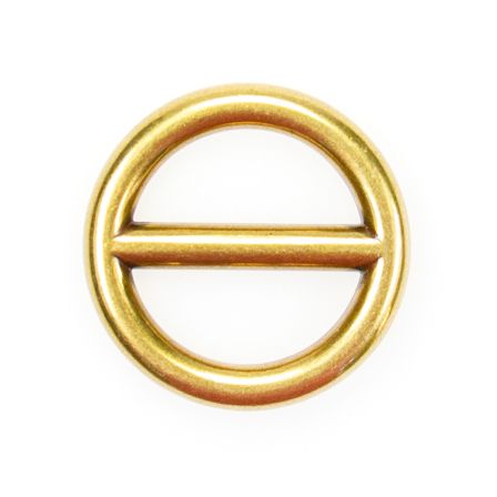 O-Ring mit Steg "Metall" - Ø 20 mm (gold)