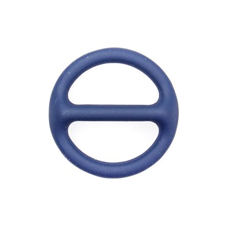 O-Ring mit Steg - matt beschichtet "Fashion" - Ø 20 mm (dunkelblau)