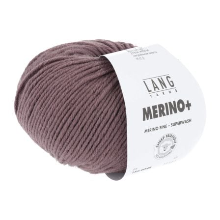 Merinowolle MERINO+ von LANG Yarns (0048/altrosa dunkel)