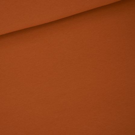 Sweat d'été en coton - french terry "uni - autumnal brown" (orange rouille) de See You at Six