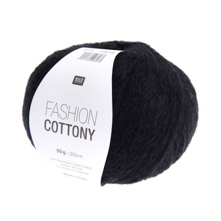 Wolle - Rico Fashion Cottony (schwarz)