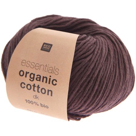 Bio-Wolle - Rico Essentials Organic Cotton dk (schokolade)