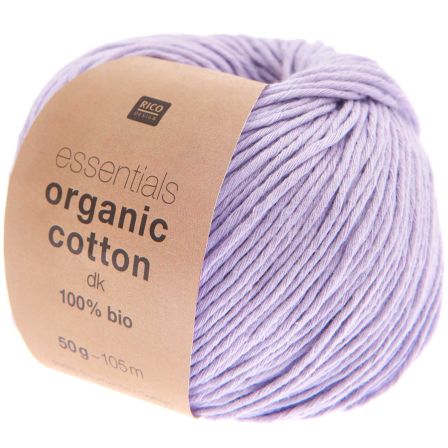 Bio-Wolle - Rico Essentials Organic Cotton dk (flieder)