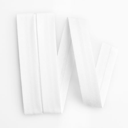 PRYM Biais coton 20 mm, pièce à 3.5 m (blanc) 903310