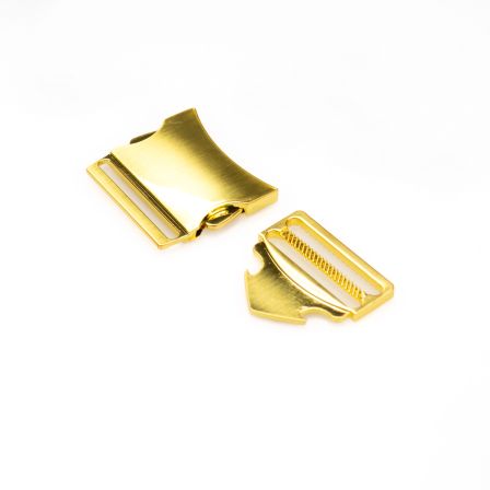 Steckschnalle "Metall" - 40 mm (gold)