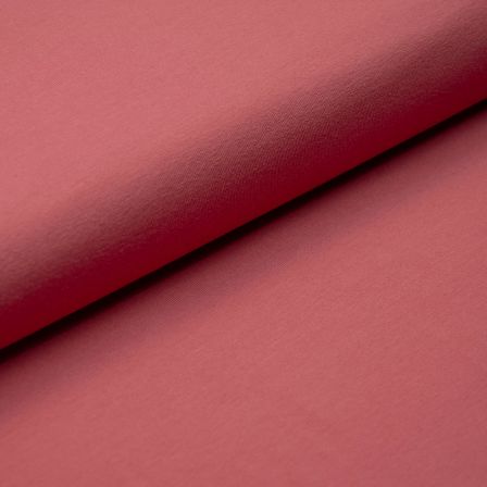 Jersey de coton bio uni "Pierre & Marie" (pink chaud)