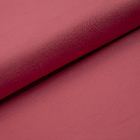 Sweat d'été en coton bio - french terry "Nola" (pink chaud)