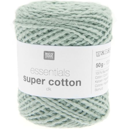Wolle - Rico Essentials Super Cotton dk (salbei)