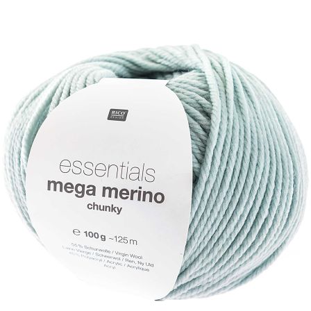 Laine - Rico Essentials Mega Wool chunky (menthe clair)