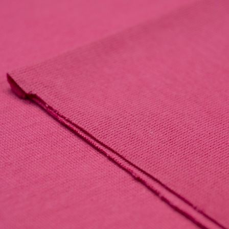 Bord-côte lisse "James" - tubulaire (pink)