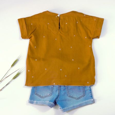 Patron - Blouse et shirt pour filles "PEONY" (3-12 ans) de ikatee (en français/anglais)