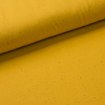 Sweat de coton "Cosy Colors" (jaune moutarde-multicolore)