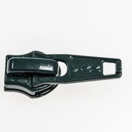 Zipper/Trapezschieber - zu Reissverschluss "Basic" (890 dunkelgrün) von YKK