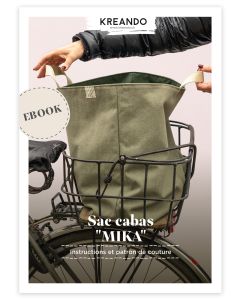 Instructions & patron PDF - Couture - Sac cabas "MIKA" de KREANDO (français)