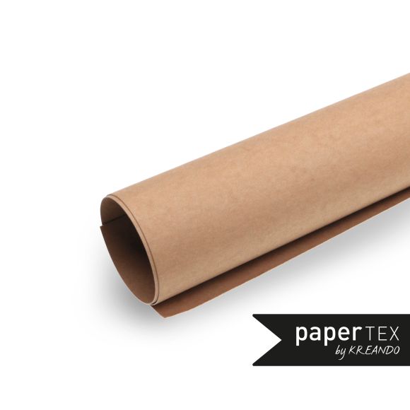 paperTEX - le papier lavable "Basic" 50 x 150 cm (brun clair)