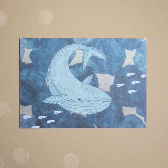 Postkarte "Baleine" von KREANDO