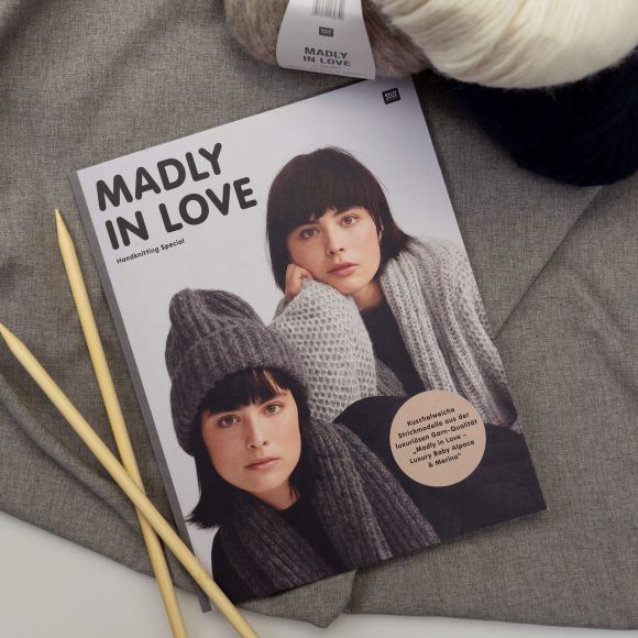 Magazine "Madly in Love Handknitting - Special" de RICO DESIGN (français/allemand)