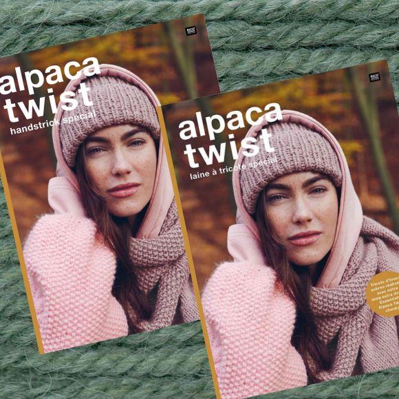 Magazine "Alpaca Twist Special" de RICO DESIGN (allemand/français)