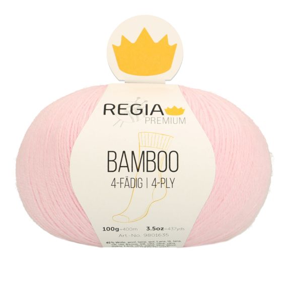 Wolle - Sockengarn “Regia Premium Bamboo” (rose) von Schachenmayr