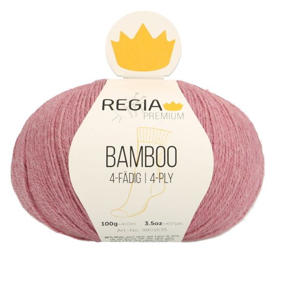 Wolle - Sockengarn “Regia Premium Bamboo” (altrosa) von Schachenmayr