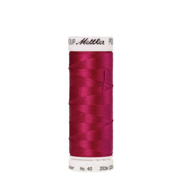 Mettler Quilt- & Stickgarn - glänzend "Poly Sheen" Spule à 200 m (2300/bright ruby)